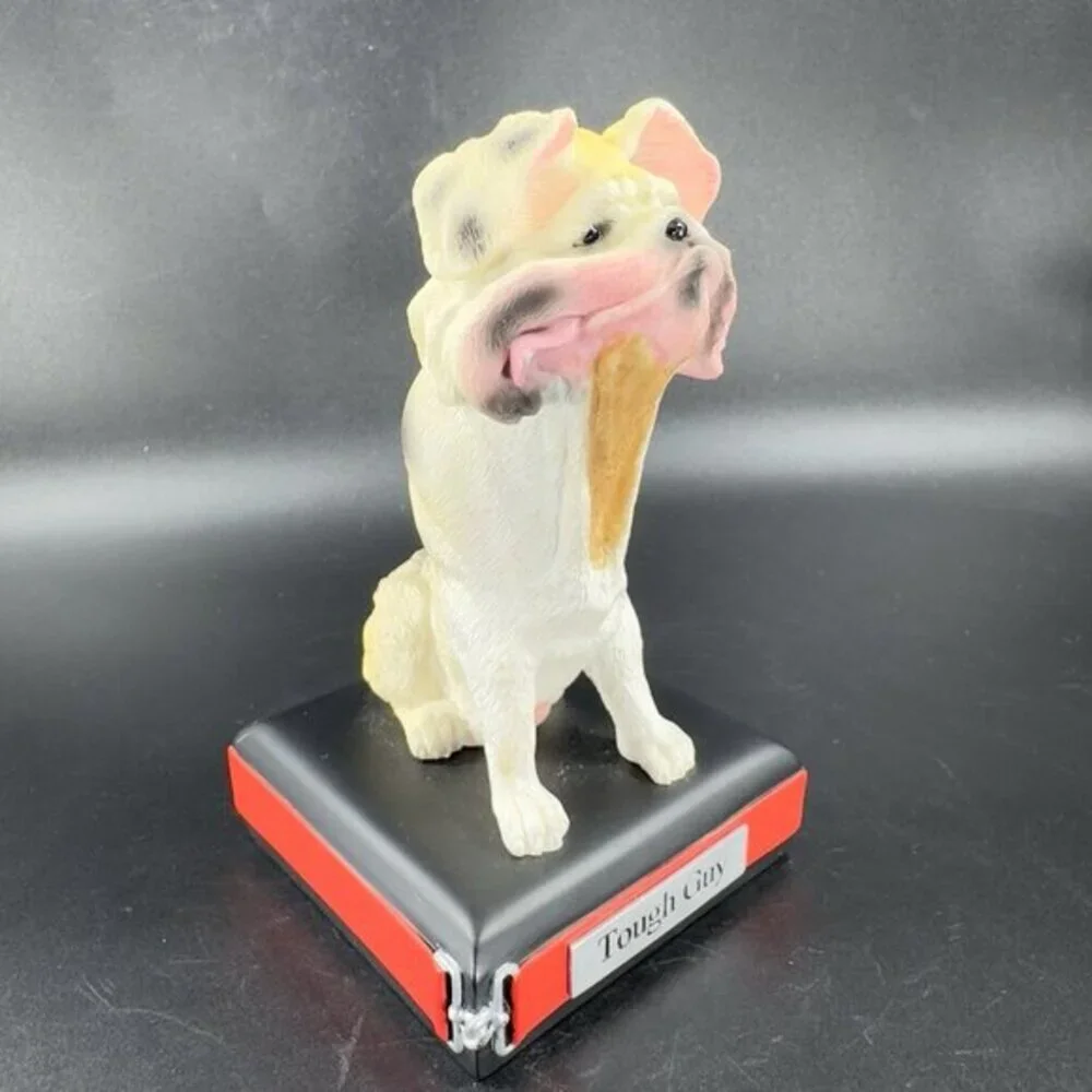 Twisted Whiskers Tough Guy Dog Figurine‎ Because Life Can Be Ruff Resin Figure